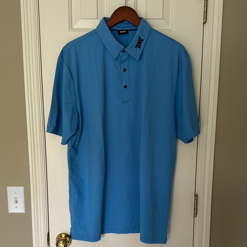 PXG Men's Blue Polo Shirt